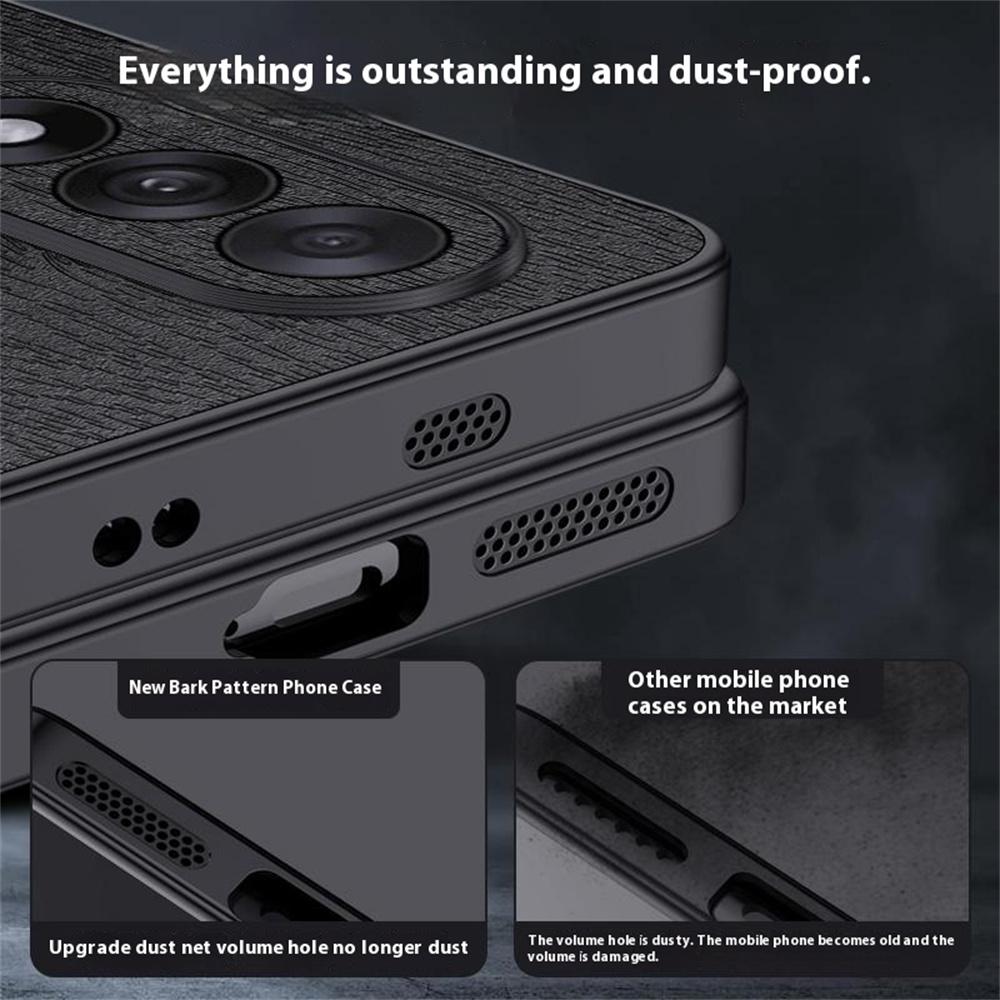 For OnePlus Ace 5 Ultra 5G Case Wood Texture PU Leather Coated PC TPU Phone Cover