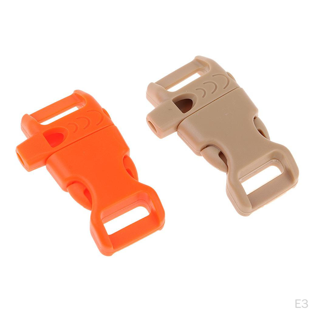 10 спасательных пряжек для походных браслетов из паракорда