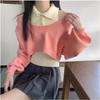 Women's Autumn/Winter Polo Neck Knit Casual Sweater