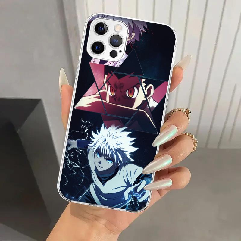 Чехол для телефона Hunter HXH Аниме для Iphone 17 Air 16 15 Plus 14 13 Mini 12 11 Pro Max 16E 7 8 SE 2020 Мягкий Funda Печатный Корпус 17 Air