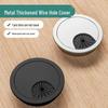 New Arrival: 0.01 Computer Desk Cable Hole Cover - Office Desk Wire Grommet & Decorative Sealing Box