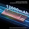 AULA F87 Pro V2 Mechanical Keyboard 3-modes Wireless 12000mAh Long Battery Life Hot-Swap RGB Customi E-Sports Keyboard PC Gaming