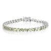 Peridot Tennis Bracelet - 925 Sterling Silver