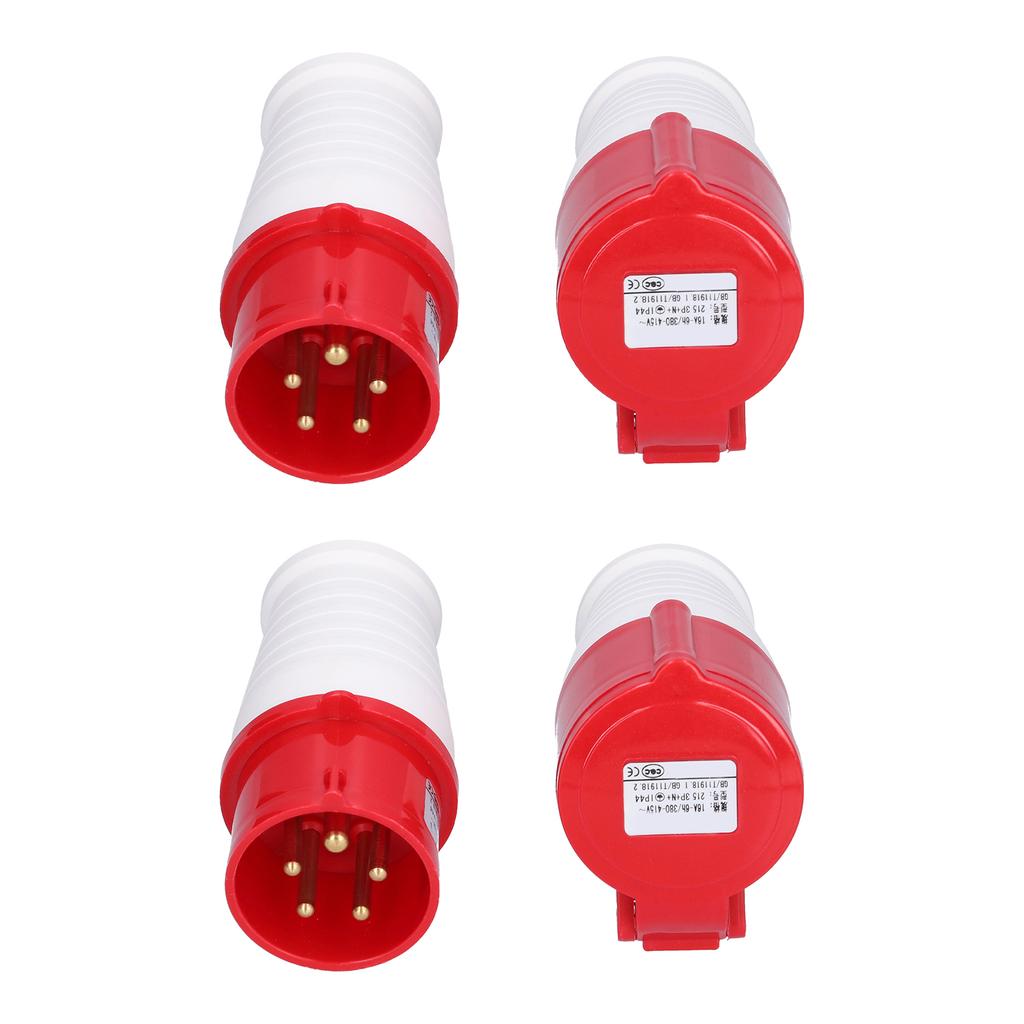 2 шт. Промышленный разъем-розетка 5-контактный IP44 3-фазный вилка-папа розетка 16А 380В?415В