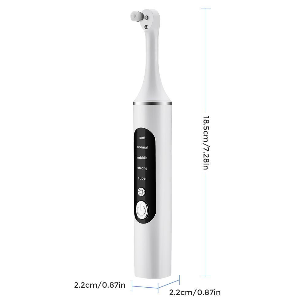 Tooth Polisher Rechargeable Teeth Polisher With 6 Brush Heads Tooth Whitening Kit For Cleaning Polishing Teeth Whitening Plaque