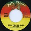 7inch Record RAS KUSHI - Draw Pon Yuh Ganja / Version JAH010 Jah Bless 2014 UK Reggae, Ska & Dub