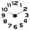 3D Big Size Wall Clock Mirror Sticker Diy Living Room Decor Meetting Room Wall Clock