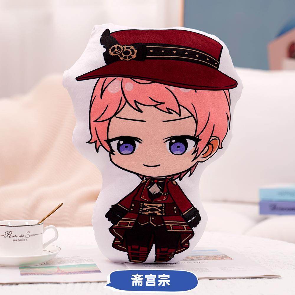 45 см Плюшевая игрушка Ensemble Stars Мультфильмы Аниме Knights UNDEAD Цукинага Лео Сена Изуми Подушка для броска Косплей Реквизит Подушка для дивана