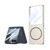 Роскошный Тонкий Матовый Чехол Magsafe для Samsung Galaxy Z Flip 7 Flip7 ZFlip7 Со Встроенной Защитой Экрана Чехол Полной Защиты