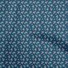 Cotton Flex Blue Fabric Floral Ditsy Fabric For Sewing Printed Craft Fabric By The Yard 40 Inch