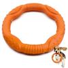 LaRoo Teddy Dog Dental Durable Chew Toy for Small 18cm Round Stress Reliever To Medium Floating Training Toy for Pets Toy, Dogs, Frisbee, (Small