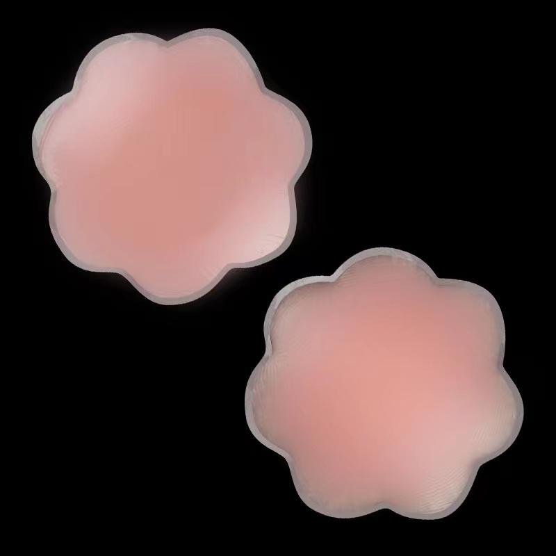 Наклейка на соски, многоразовые женские накладки на грудь, лепестки, невидимые клейкие силиконовые пирожки