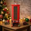 Pull Slider Santa Chimney Countdown Calendar Fireplace Base Christmas Stacking Game  Study Desk