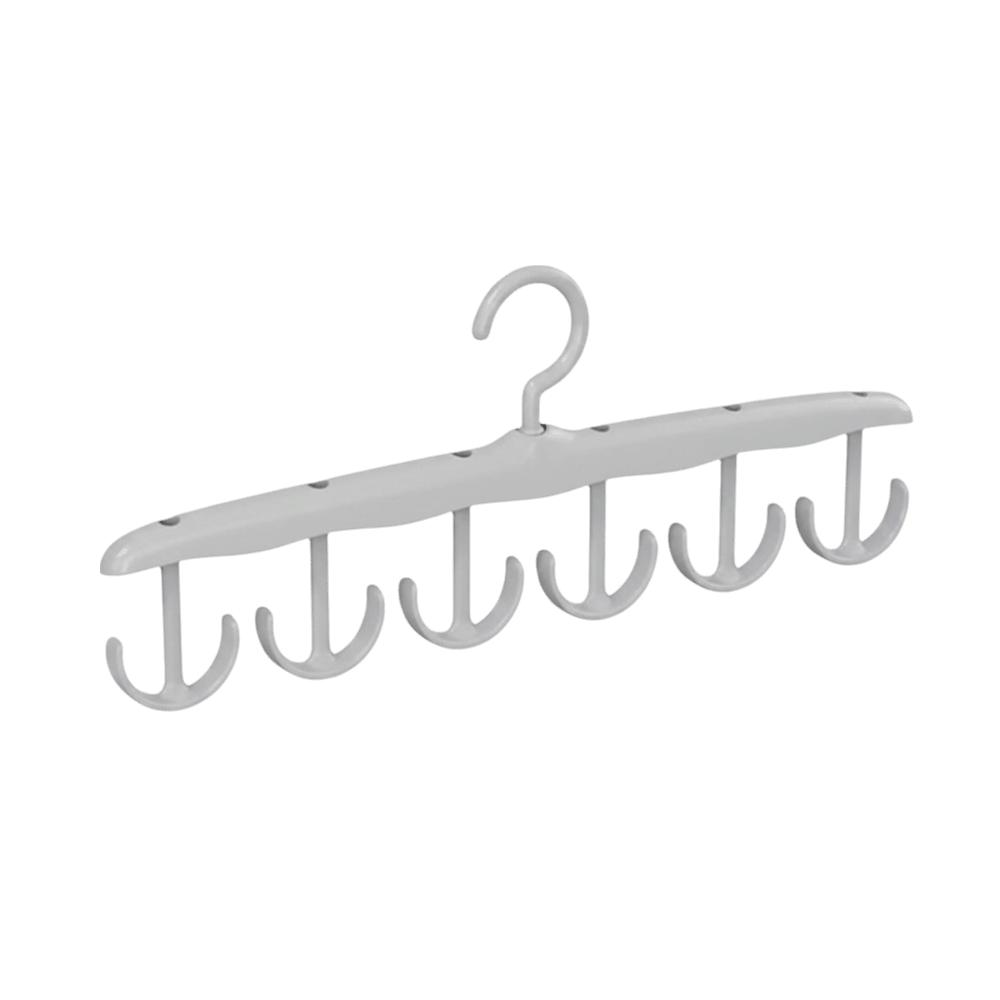 Portable Multi-Functional Hanger Multi-Hook Wave Hook Rotating Hanger Rotatable 12-Hook Closet Organizer Wardrobe Storage