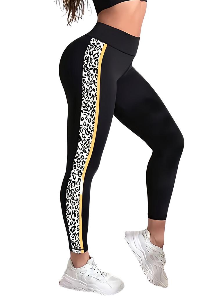 Женские однотонные брюки с высокой талией для йоги и фитнеса