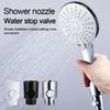 Plastic Water Stop Valve Flow Limiter Water Flow Regulator Shower Head Arm Diverter  Bathroom Parts