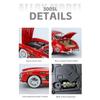 1/24 Mercedes Benz 300SL Latte Painting Modified Version Classic Car Alloy Diecast Model Vehicle Sound & Light Gift for Friend