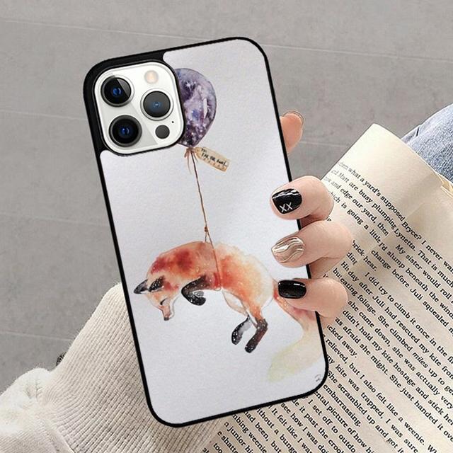 Осенняя хитрая лиса виньетка Чехол для телефона для iPhone 16 15 12 mini 11 13 14 Pro Max SE 2020 Apple 6S 7 8 Plus Coque