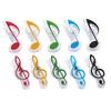 Treble Clef 8th Note 5 Color Memo of 5 [A-Flat] & Clip… (Set 10, Colors)