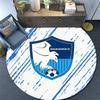 Erzurumspor FK Round Area Rug,Carpet Rug for Living Room Bedroom Sofa Playroom Decor,Non-slip Floor Mat
