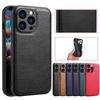 Роскошный кожаный чехол для iPhone 16 15 14 13 12 11 Pro Max X XR XS 7 8 Plus SE Business Camera Frame Protection Cover