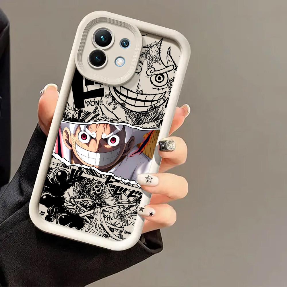 Japanese One Pieces Luffys LOGO Case For Xiaomi 15T 14T 13T Pro 15Ultra 17Pro Max Poco F7 X7 X6 F5 M6 M7 Pro 5G Soft Phone Cover