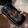 S-Slayer Metal Rock Band Phone Case For IPhone 17 Pro Max 15 Pro 16 14 Plus 12 13 Mini 11 Pro Shockproof Soft Cover