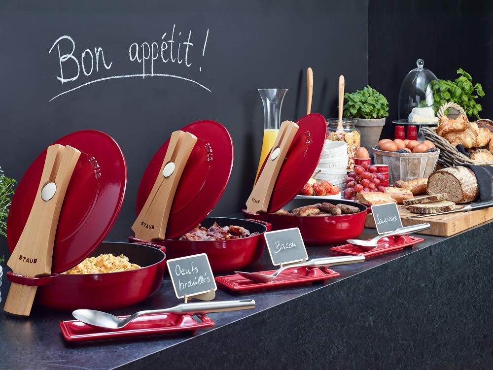 Подставка для крышки staub Lid, японский держатель для крышки из дерева "Wood Holder" [Авторизованный продукт] 40501-124