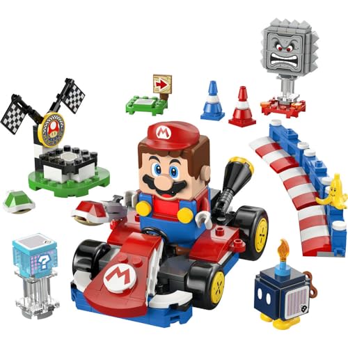 LEGO Super Mario Kart™ – LEGO® Mario™ and Standard Kart Toy, Birthday Gift, Building Blocks, for Boys and Girls, Ages 7, 8, and 9, Elementary School S