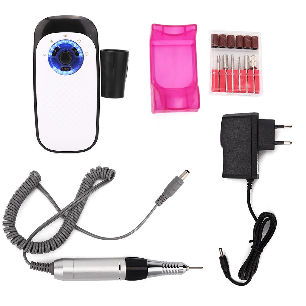 Electric Nail Drill 35000RPM Portable Adjustable Manicure Machine