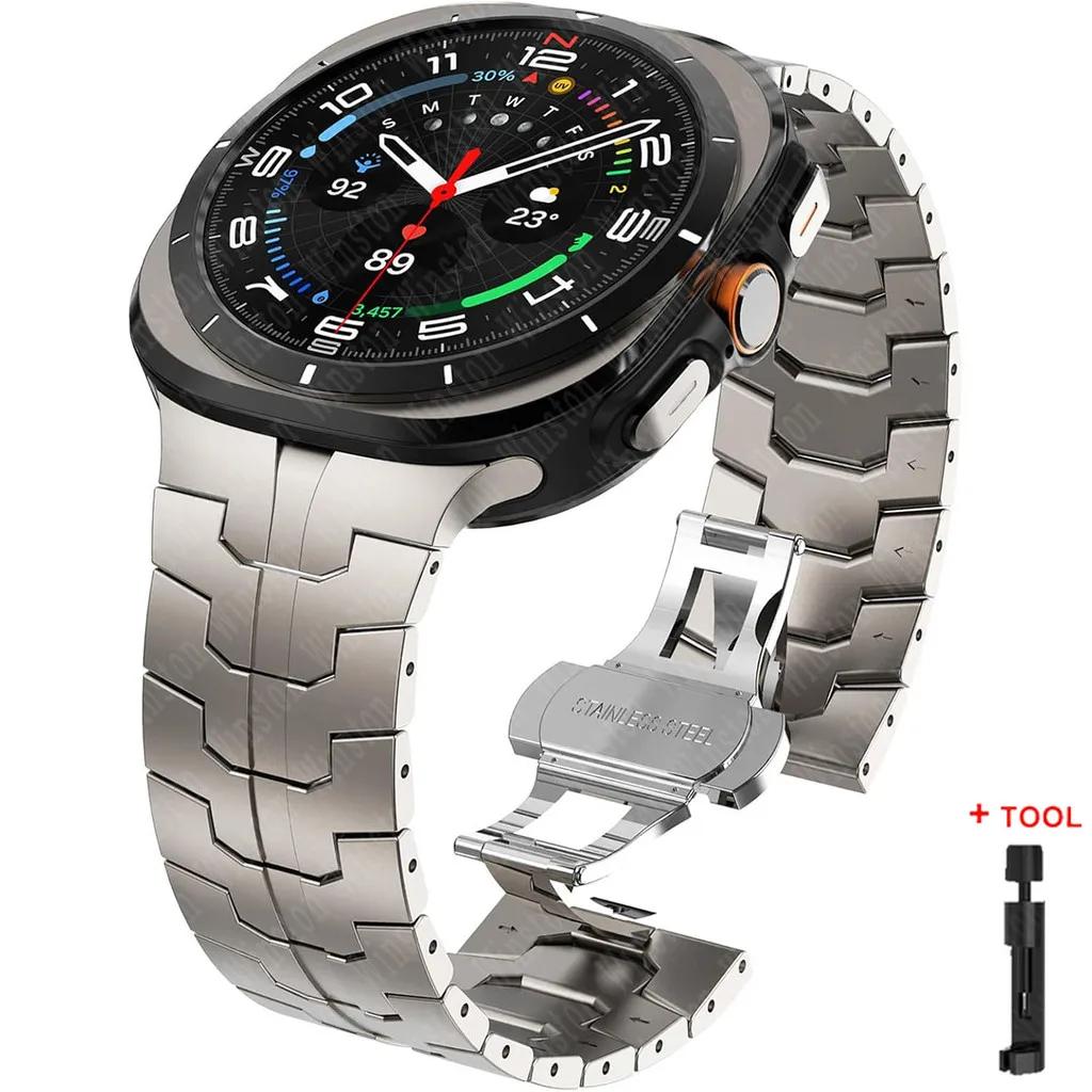 Stainless Steel Metal Bracelet for Samsung Galaxy Watch Ultra 47mm Band for samsung ultra 7 Galaxy Ultra 47MM Wrist Strap Correa
