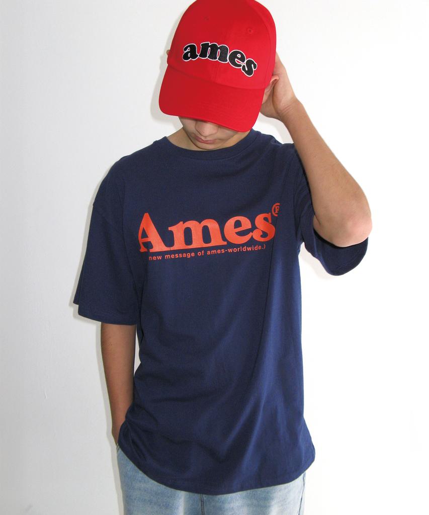 Кепка-бейсболка AMES-WORLDWIDE Ames Arch Красная