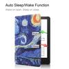 Художественный кожаный чехол с цветочным принтом для Kindle Paperwhite 10-го поколения - Youth Edition с функцией автосна/пробуждения