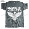 man summer short sleeve t shirt fashion funny tee tops AGNOSTIC FRONT drop shipping men cotton o-neck vintage loose teeshirt