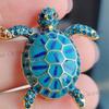 Стильная креативная брошь в виде животного-черепахи