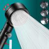 Massage Spa Pressurized Shower Head 3 Modes High Pressure Filter Rainfall Shower Large Flow Spray Nozzle Bathroom Accessories