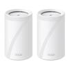 WiFi 7 Router Mesh WiFi System 5760 Mbps 2880 Mbps 574Mbps 1x Ethernet Port Seamless AI Mesh MLO 320MHz 2 Units Deco BE65 TP-Link Tri-Band (6GHz) +