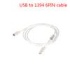 1 X Firewire Ieee 1394 6-контактный разъем для USB 2.0 Мужской адаптер-переходник Кабельный шнур