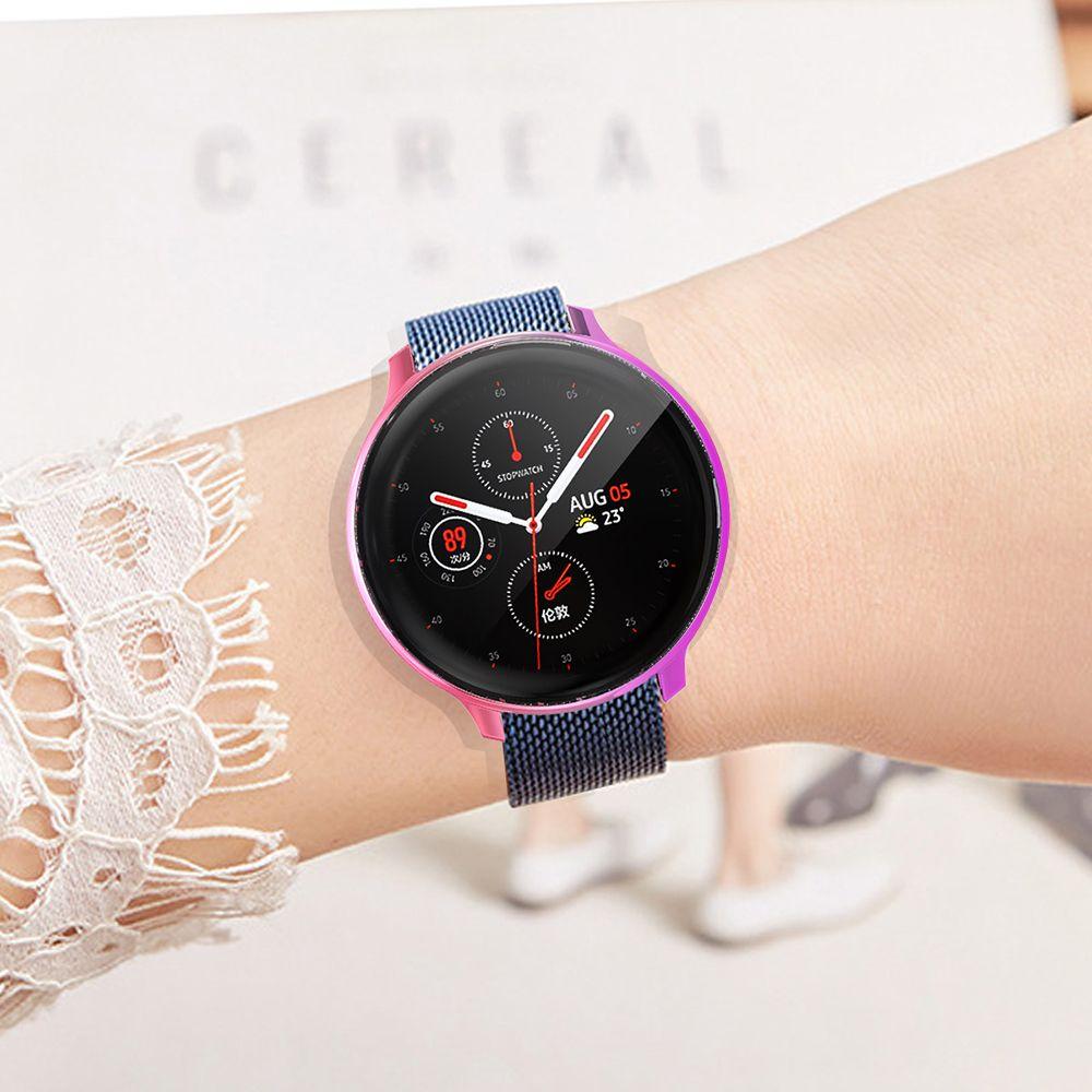 Ultra Thin Frame Soft Watch Case Protective Cover Full Screen Protector Coloful Plating TPU Case