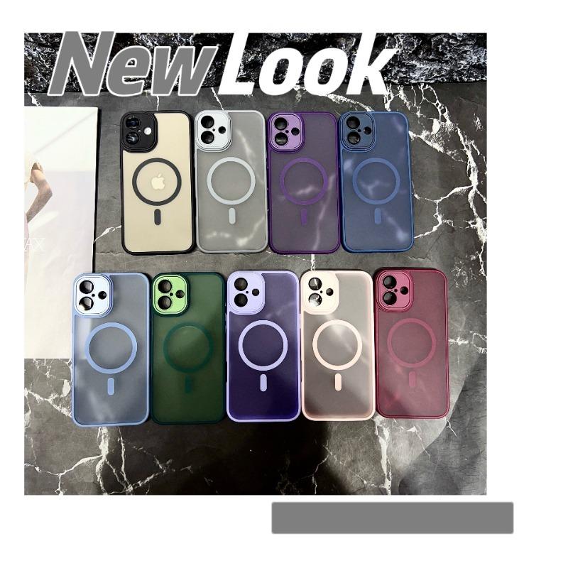 Black Transparent Magsafe Magnetic Case For iPhone 17 16 15 14 13 12 11 Pro Max Wireless Charging Acrylic Hard Protect Cover