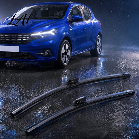 Quick Snap Wiper Blades 2Pcs Windshield for Dacia Sandero III 2020-2023 16/24 Easy Installation Car Parts Inch Beamless Quiet Durable Front