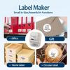 Машина для печати этикеток Портативный термопринтер этикеток Совместимый с Bluetooth Мини-принтер этикеток с лентой для маленьких