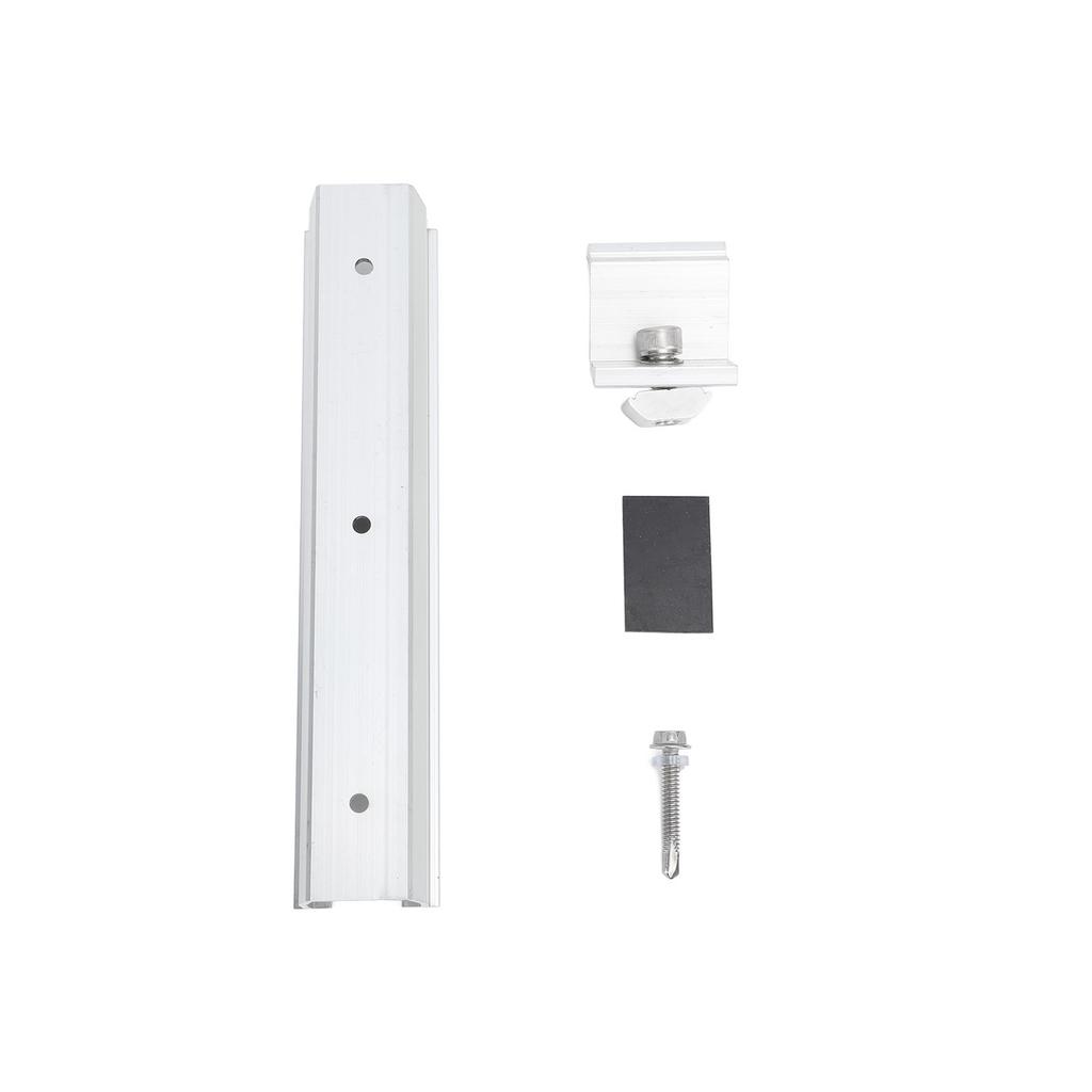 4Set Solar Panel Mounting Rails Z Brackets Kit Aluminum Alloy Roof Solar Panel Mounting Bracket System Kit HZ0101