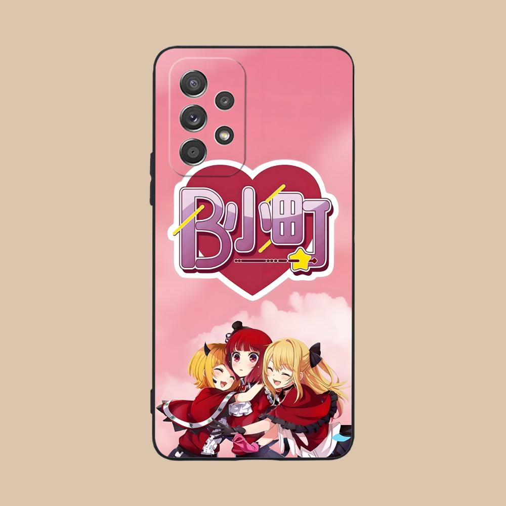 Oshi no ko B-Komachi Чехол для телефона Samsung Galaxy A73 72 71 70 56 55 54 53 52 36 35 34 23 16 15 5G Цветной Защитный Красивый