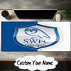 Custom Name Mouse pad Blue Sheffield With Owl  Mouse pad, Gaming Mouse Pad, keyboard pad, Desk Decor for computer notebook Fan Birthday Gift