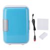 4L Personal Fridge Cooler Blue DC 12V Car Compact Small Refrigerator for Cosmetics Drinks Fruit