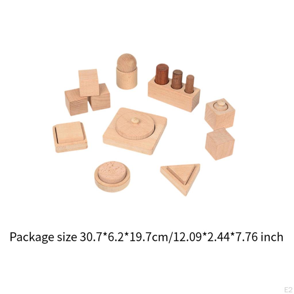 Montessori Wooden Shape Puzzle Toys,Shape Matching Board,Educational Toy,Fine Motor Skills for Boys