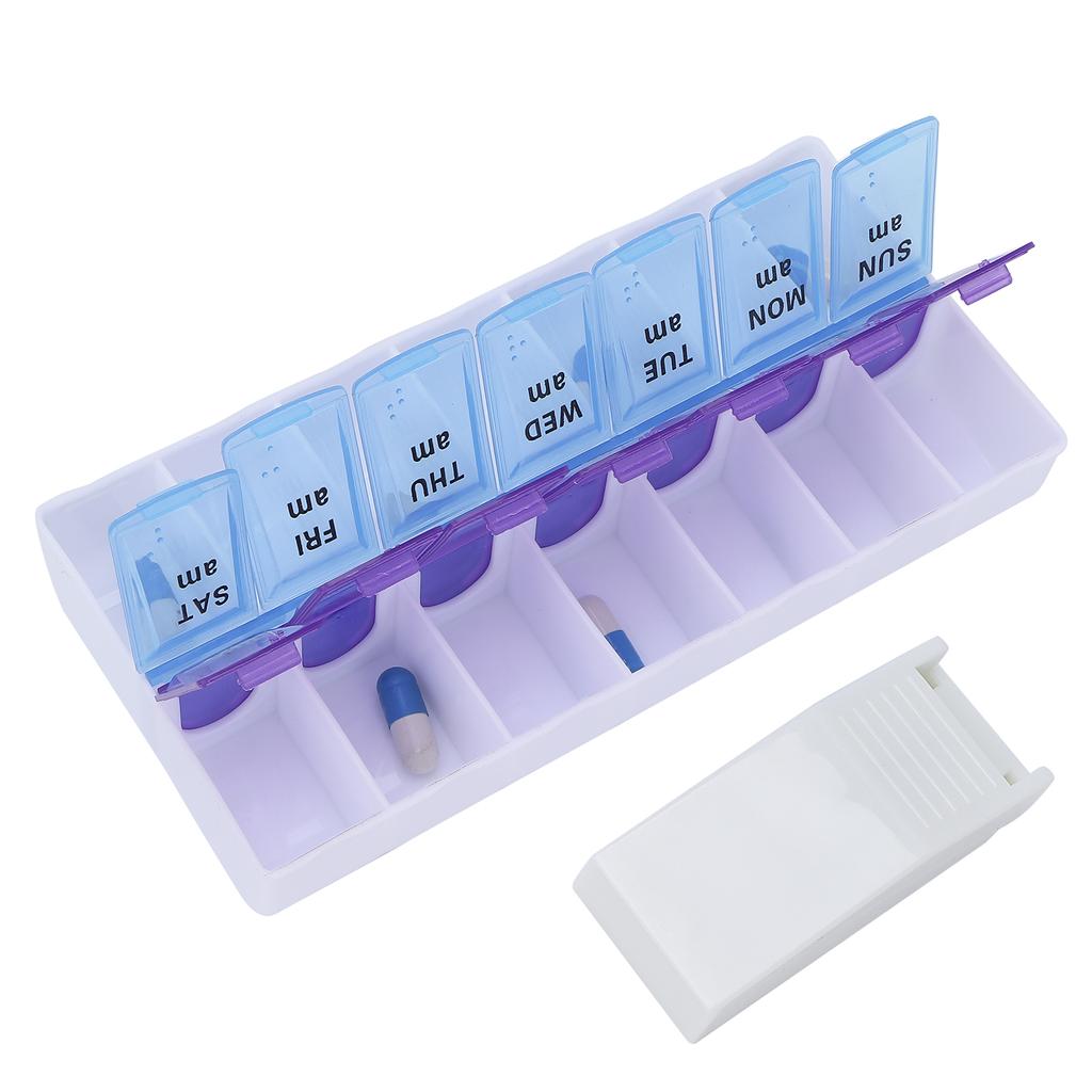 AM PM 7 Days Pills Case Weekly Pills Organizer Капсулы Добавки Витамины Таблетки Дорожная Коробка Таблеток