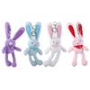 Schoolbag Pendant Plush Rabbit Keychain Pulling Rabbit Plush Toy Stuffed Animal Toys Key Chain