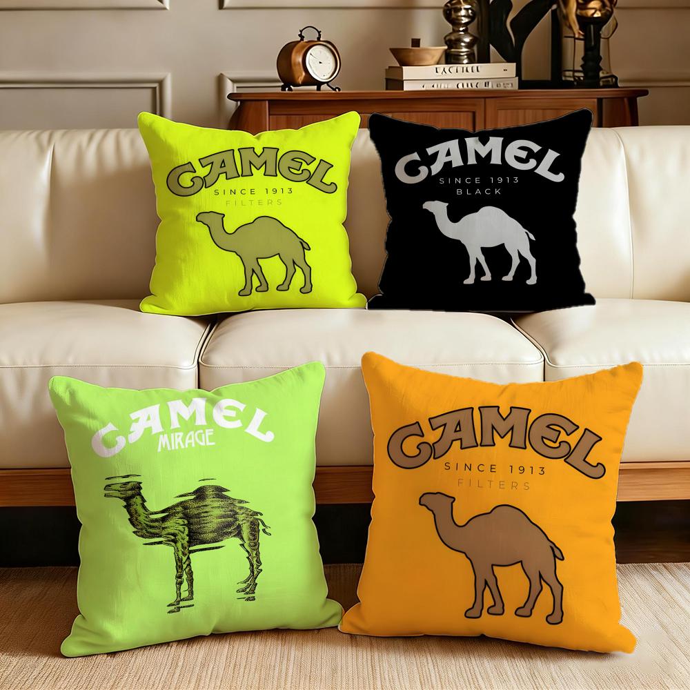 Animal Camel Cushion Cover Cushion Cover Set 4Pcs 50X50 45X45 40X40 Pillowcase Decorative Sofa Home Decor